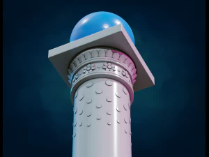 Pillar Column 3D Print Model