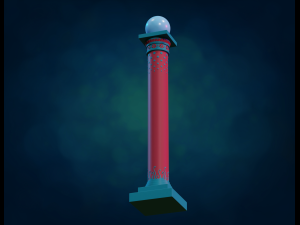 Pillar Column 3D Baskı Modeli