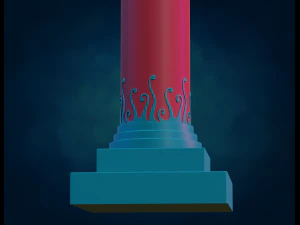 Pillar Column 3D Print Model