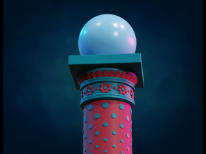 Pillar Column 3D Baskı Modeli