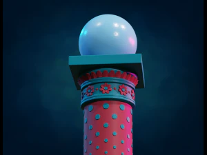 Pillar Column 3D Print Model