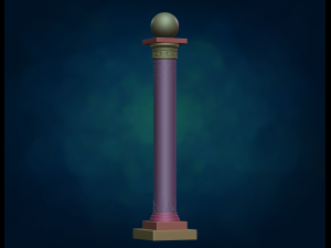 Pillar Column 3D Baskı Modeli