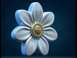 Simple Flower 3D Print Model