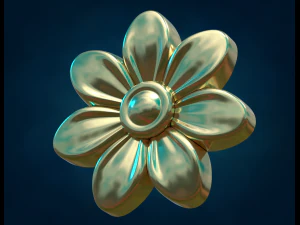 Simple Flower 3D Print Model