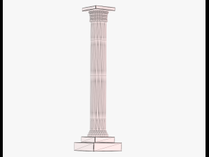 Pillar Column textured 3D Print Model