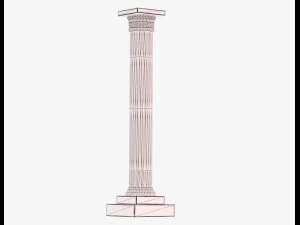 Pillar Column textured 3D Print Model