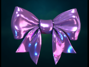 Ribbon Bow 3D प्रिंट मॉडल