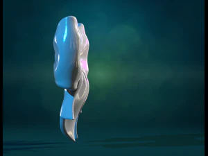 Ribbon Bow 3D Print Model