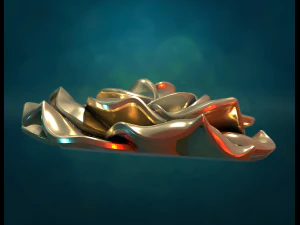 Rose bass-relief 3D Print Model