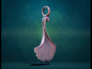 Ginkgo leaf 3Dプリントモデル