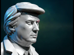 Donald Trump Bust 3D Print Model