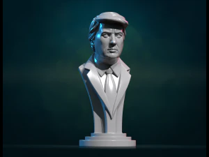 Donald Trump Bust 3D Print Model