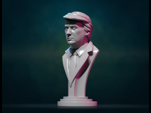 Donald Trump Bust Model do druku 3D