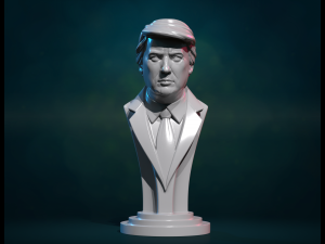 Donald Trump Bust Model do druku 3D