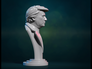Donald Trump Bust Model do druku 3D