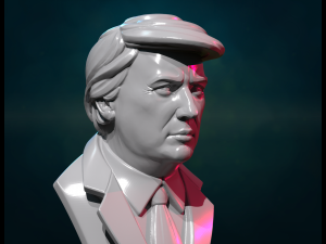 Donald Trump Bust Model do druku 3D