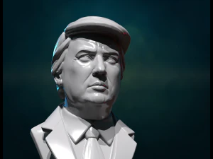 Donald Trump Bust 3D Print Model