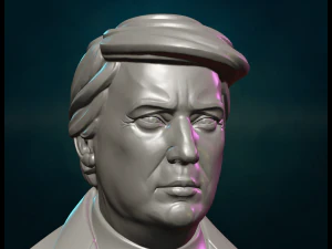Donald Trump Bust 3D Print Model