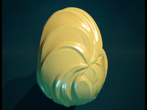 Trump Hair Hairstyle 3D Принт Модель