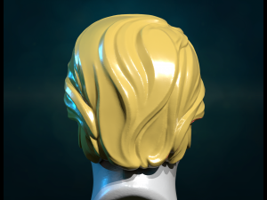 Trump Hair Hairstyle 3D Принт Модель