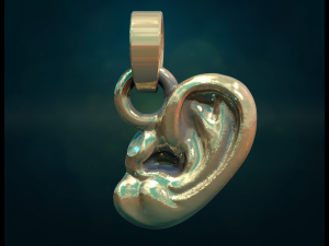 Ear pendant 3D Print Model