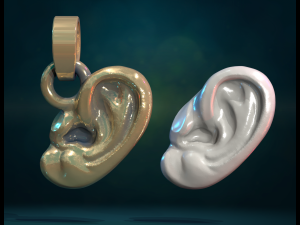 Ear pendant Modello di stampa 3D