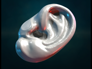 Ear pendant Modello di stampa 3D