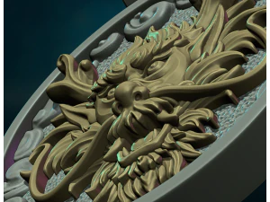Chinese dragon 3D Print Model
