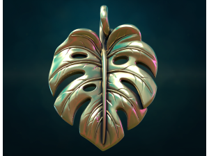 Monstera Pendant Model do druku 3D