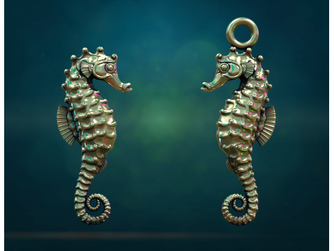 Seahorse Modello di stampa 3D