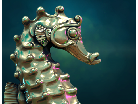 Seahorse Modello di stampa 3D