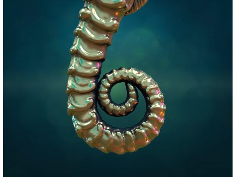 Seahorse Modello di stampa 3D
