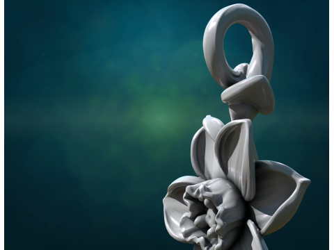 Narcissus pendant 3D Принт Модель