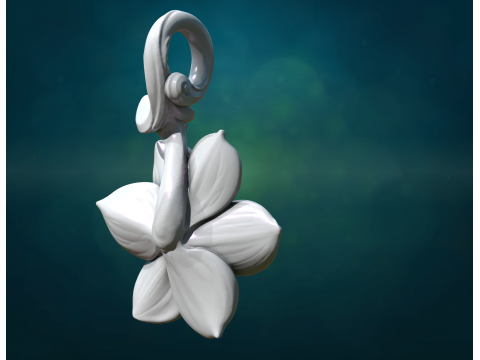 Narcissus pendant 3D Принт Модель