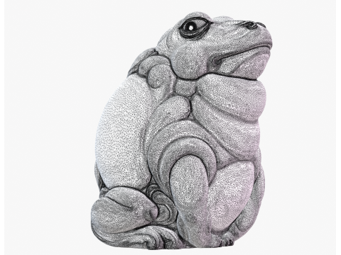 Fat Toad Frog 3D Принт Модель