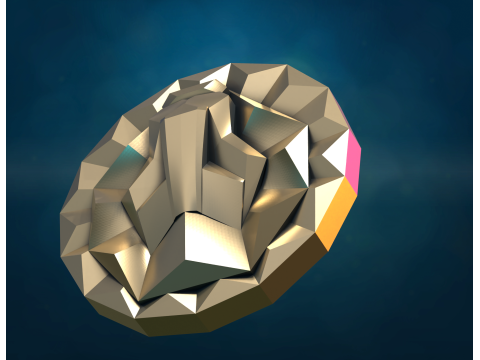 Lion Leo head Modèles 3D en vedette