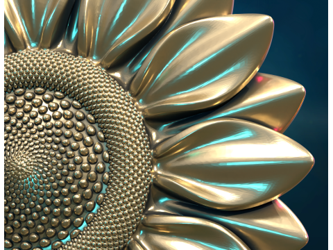 Sun Flower 3D Принт Модель