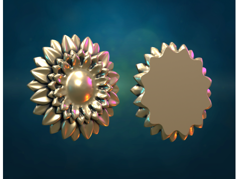Sun Flower 3D Принт Модель