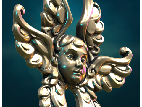 Angel Cherub Decoration 3D 프린트 모델