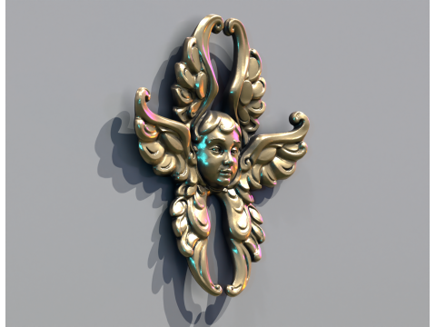 Angel Cherub Decoration 3D 프린트 모델