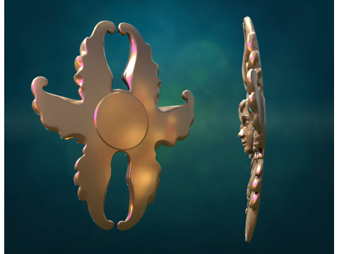 Angel Cherub Decoration 3D 프린트 모델