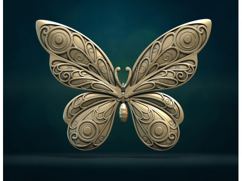 Butterfly bs 3D-printmodel