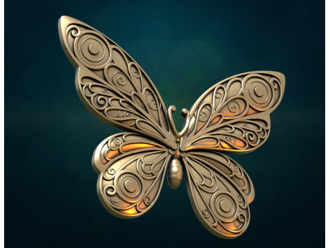 Butterfly bs 3D-printmodel