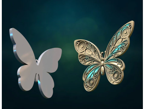 Butterfly bs 3D Print Model