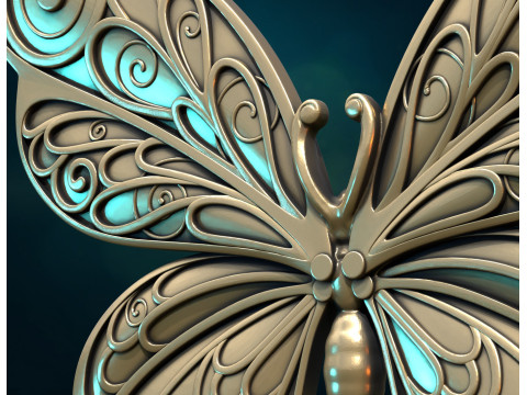 Butterfly bs 3D-printmodel