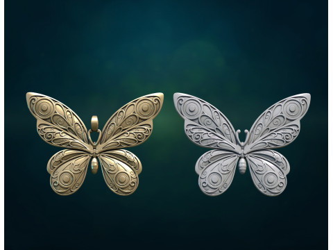 Butterfly bs 3D-printmodel