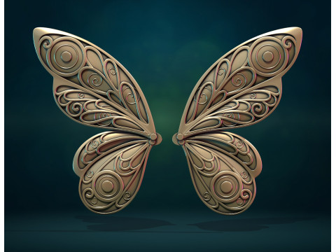 Butterfly Wings Modelo de impresión 3D