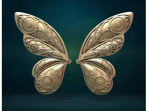 Butterfly Wings 3D Print Model