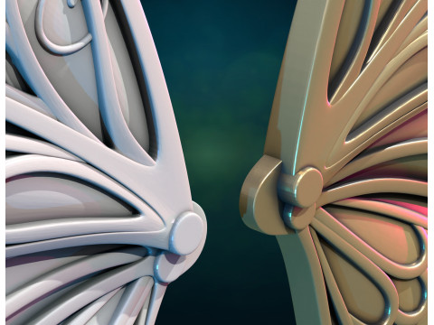 Butterfly Wings 3D 打印模型