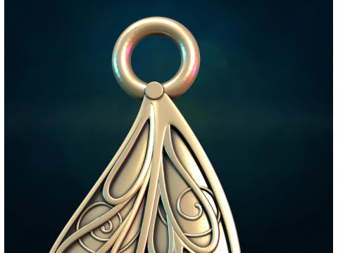 Butterfly Wings charms 3D Print Model